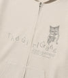Nice Ghost Club The Girl Gang Waffle Hoodie Zip-Up