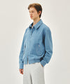 Marithé François Girbaud DENIM HARRINGTON JACKET