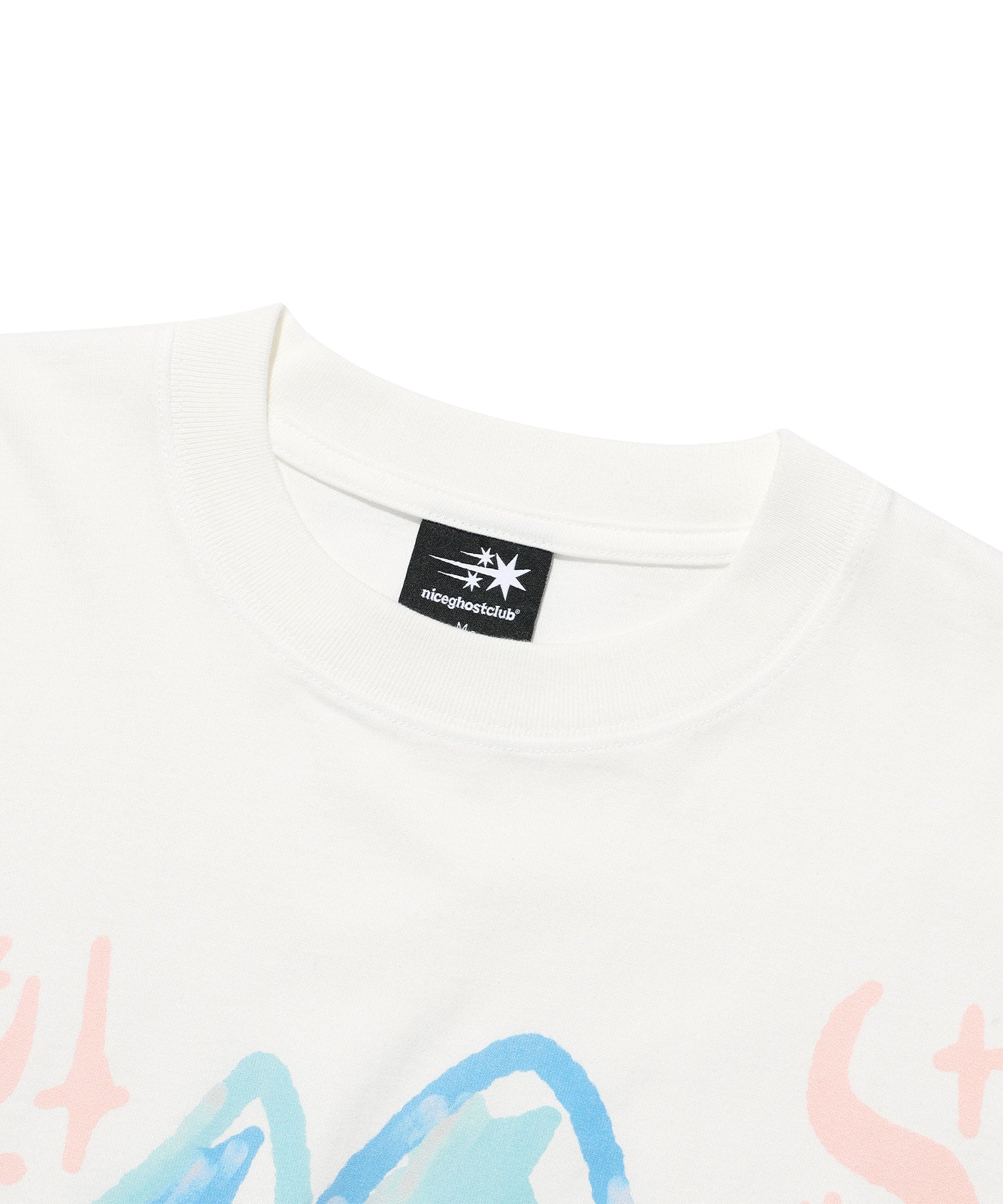 Nice Ghost Club Watercolor Dolls Big Big Tee White