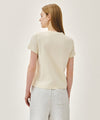 Marithé François Girbaud W SMALL REGULAR LOGO TEE