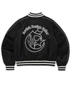 Cavish W SIDELINE BOMBER JACKET [BLACK]
