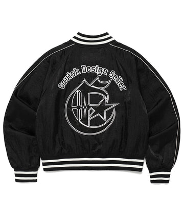 Cavish W SIDELINE BOMBER JACKET [BLACK]