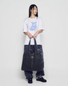 ADLV Label Point Denim Shoulder Bag