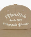 Marithé François Girbaud CHAIN EMBROIDERY FLAT BRIM CAP