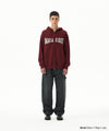 Mahagrid Applique Zip Up Hoodie