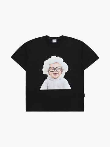 ADLV Baby Face Cloud Baby Short Sleeve T-Shirt