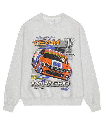 Mahagrid W.C.S Racing Team Sweatshirt [Light Grey]