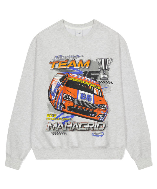 Mahagrid W.C.S Racing Team Sweatshirt [Light Grey]