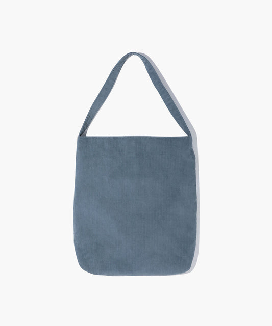 Marithé François Girbaud CLASSIC LOGO CORDUROY SHOULDER BAG ash blue
