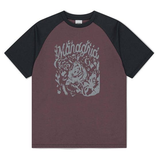 Mahagrid Rose Raglan Tee