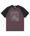 Mahagrid Rose Raglan Tee