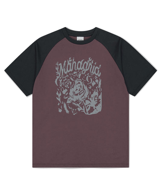 Mahagrid Rose Raglan Tee