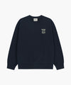 Marithé François Girbaud [REGEN] LEMON GRAPHIC OVERSIZED SWEATSHIRT navy