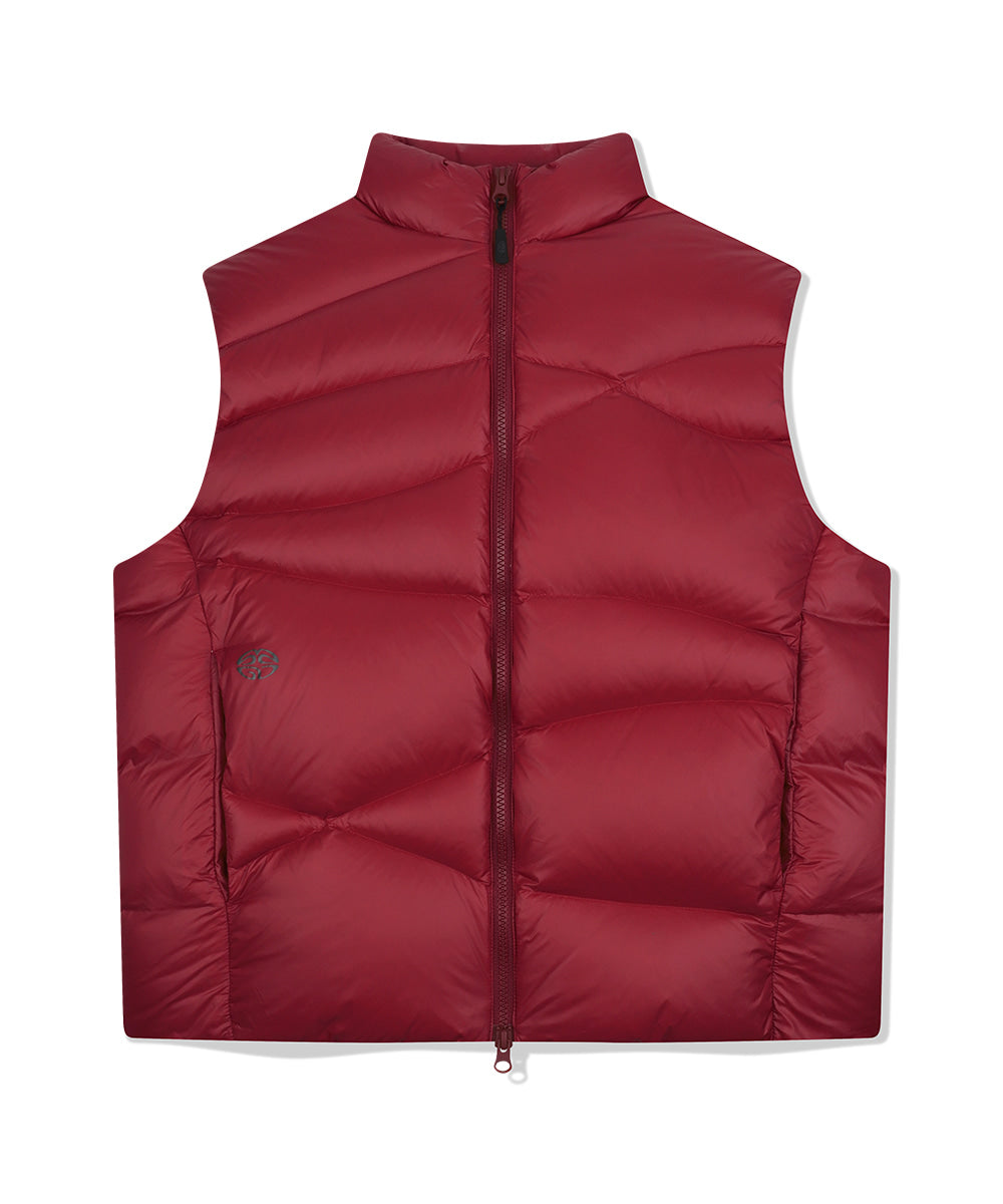 Mahagrid Wavy Down Vest