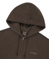 Mahagrid Slash Logo Pigment Zip Up Hoodie