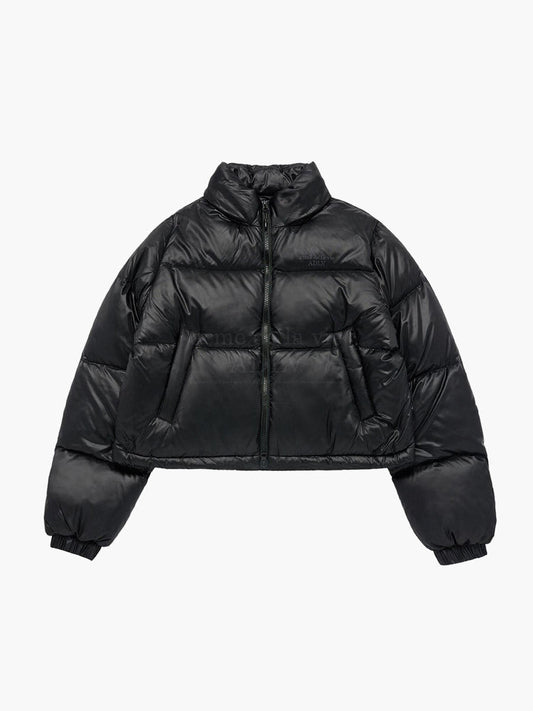 ADLV Woman Basic Logo Oversize Short Crop Duck Down Jacket