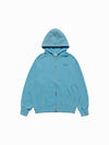 ADLV Basic Logo Waffle Washed Hoodie Zip Up