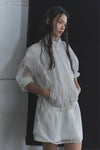 General Idea WOMAN Sheer Shirring Windbreaker Jacket