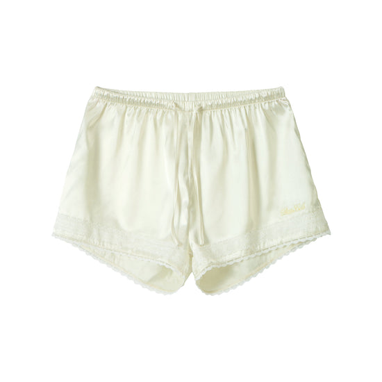 Bitter Cells Coastal Satin Shorts - Lime