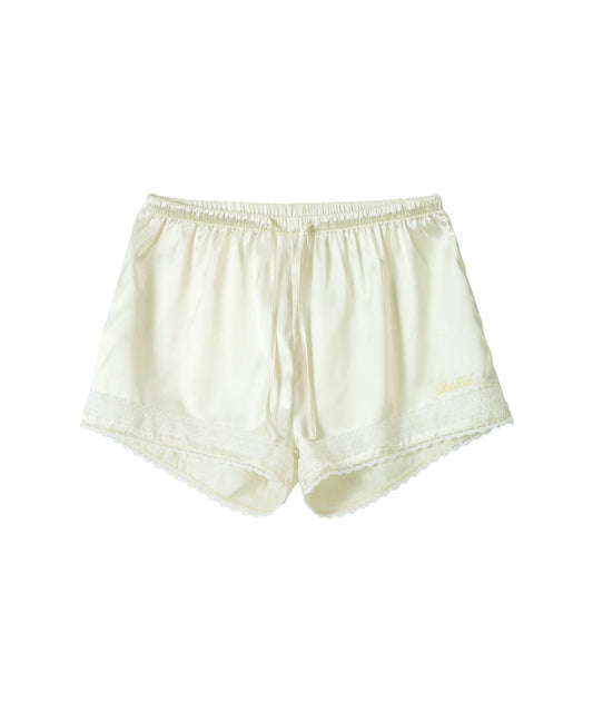 Bitter Cells Coastal Satin Shorts - Lime