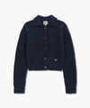 Marithé François Girbaud W Hairy Collar Cardigan