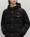 Marithé François Girbaud Hooded Chest Pocket Down Jacket