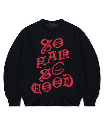 Mahagrid So Far So Good Knit Sweater