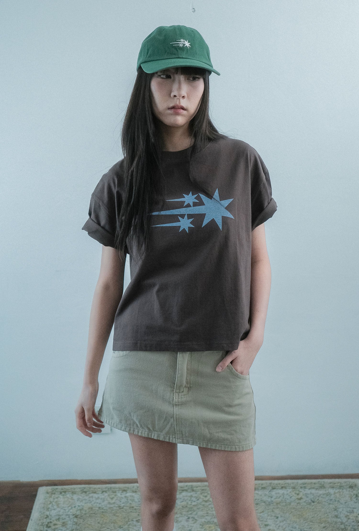 Nice Ghost Club 3 Star Big Crop Tee