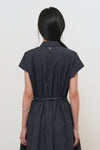 General Idea WOMAN Dolman Sleeve Belted Long Dress