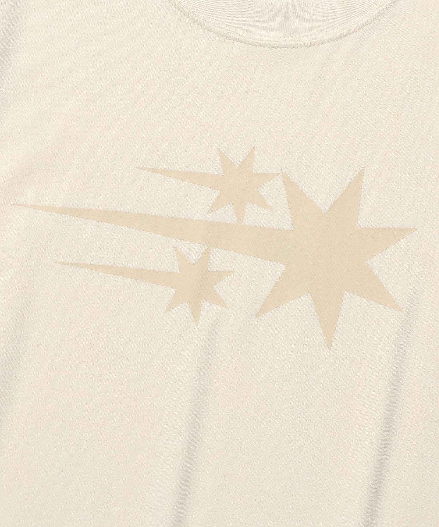 Nice Ghost Club 3 Stars Symbol Crop Slim Tee