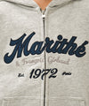 Marithé François Girbaud Kids Applique Logo Hoodie Zip-Up