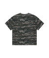 Mahagrid Camo Pattern Basic Logo Crop Tee