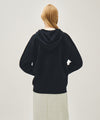 Marithé François Girbaud CLASSIC LOGO APPLIQUE HOODIE ZIPUP light heather gray