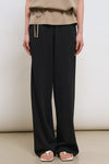 General Idea WOMAN Temperature Cut Cool Semi Wide Knit Pants [IVORY]