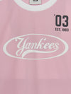 MLB [cool Field] Basic Outdoor Blocking Round Logo T-shirt