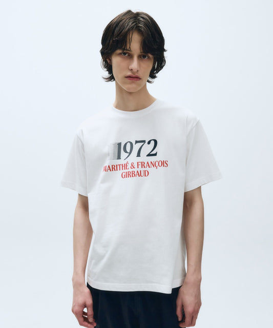 Marithé François Girbaud MOUVEMENT 1972 LOGO AEROCOOL TEE