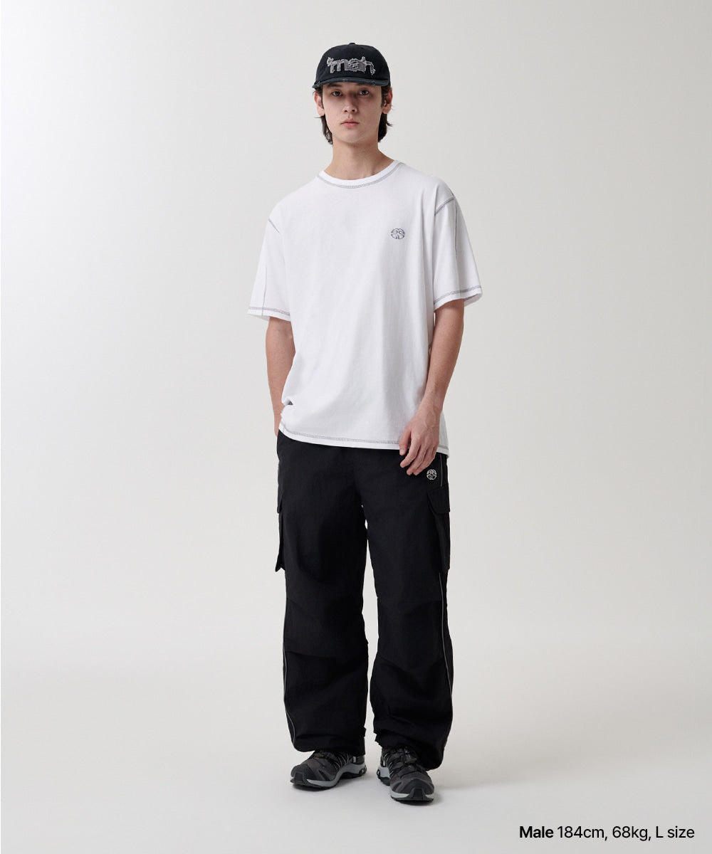 Mahagrid Curved Stitch Tee