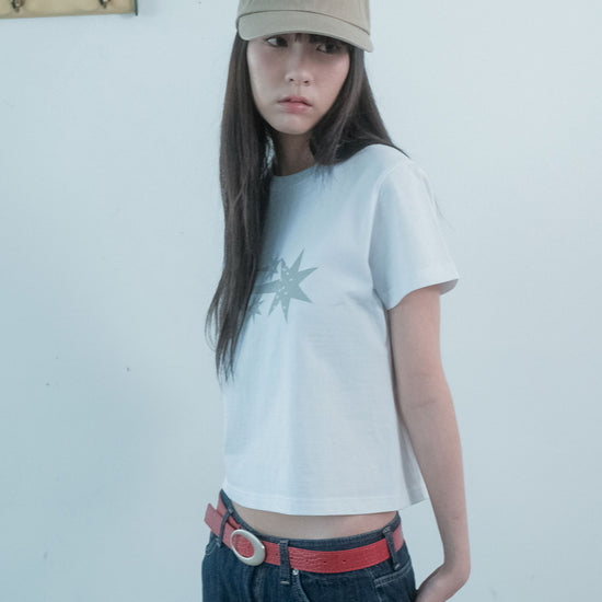 Nice Ghost Club Stardust 3-Star Crop Tee