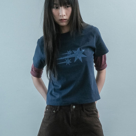 Nice Ghost Club Stardust 3-Star Crop Tee
