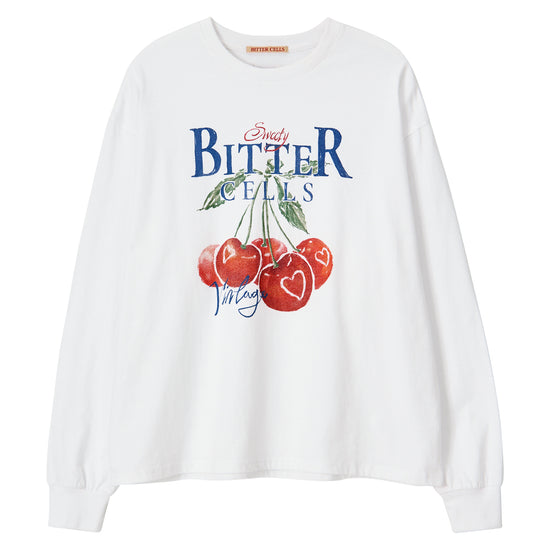 Bitter Cells Vintage Cherry Long Sleeve - Ivory