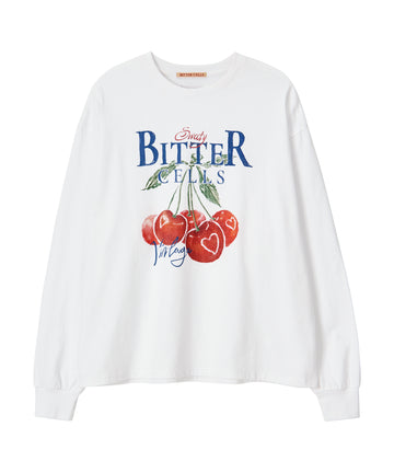 Bitter Cells Vintage Cherry Long Sleeve - Ivory