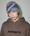 Mahagrid DESTROYED ECLIPSE HAIRY BEANIE [BROWN]