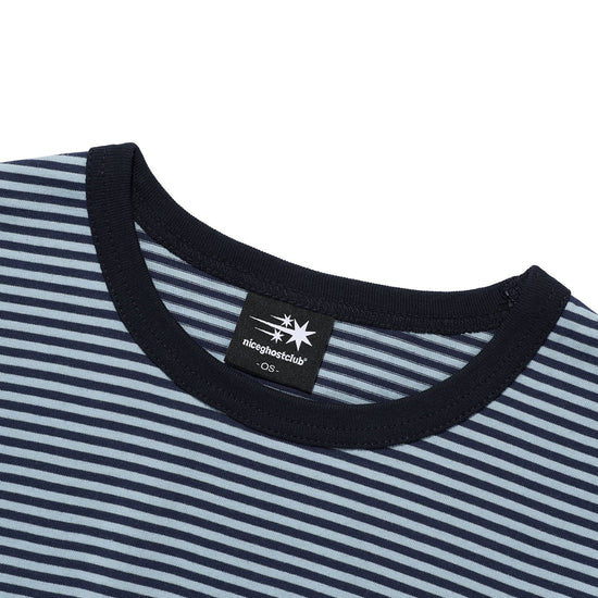Nice Ghost Club Stripe Rush 3Star Ringer Crop Tee