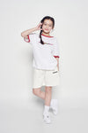 ADLV Kids Snake Initial Ringer Short Sleeve T-Shirt