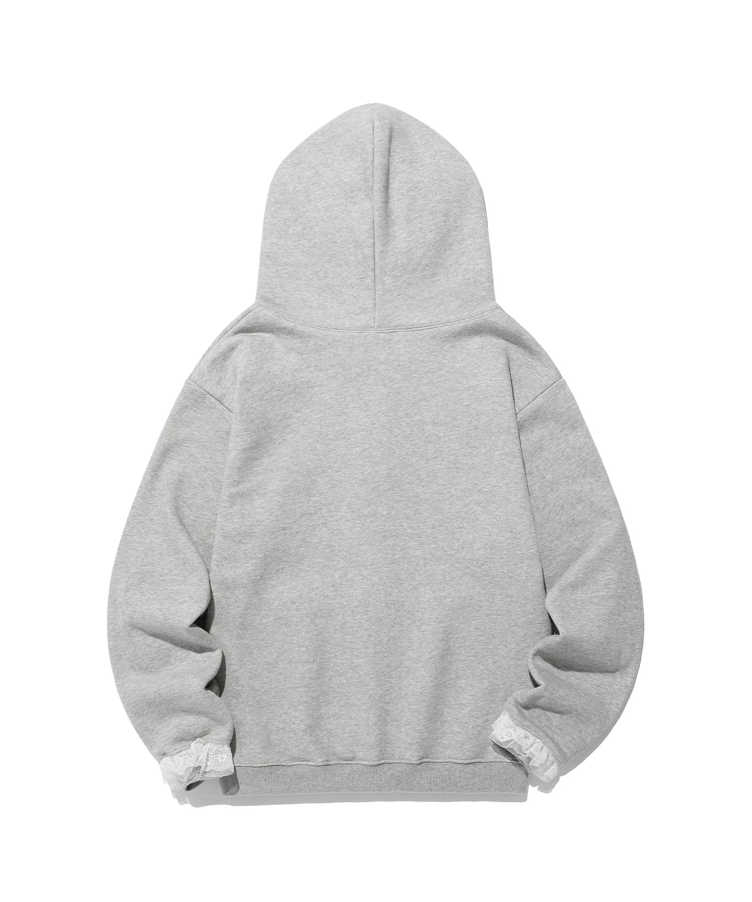 Nice Ghost Club Soul Pussy Cat Ghost Soul Girl Cat Hoodie Zip Up Grey