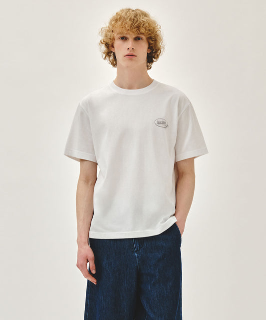 Marithé François Girbaud VINTAGE LOGO TYPO TEE white