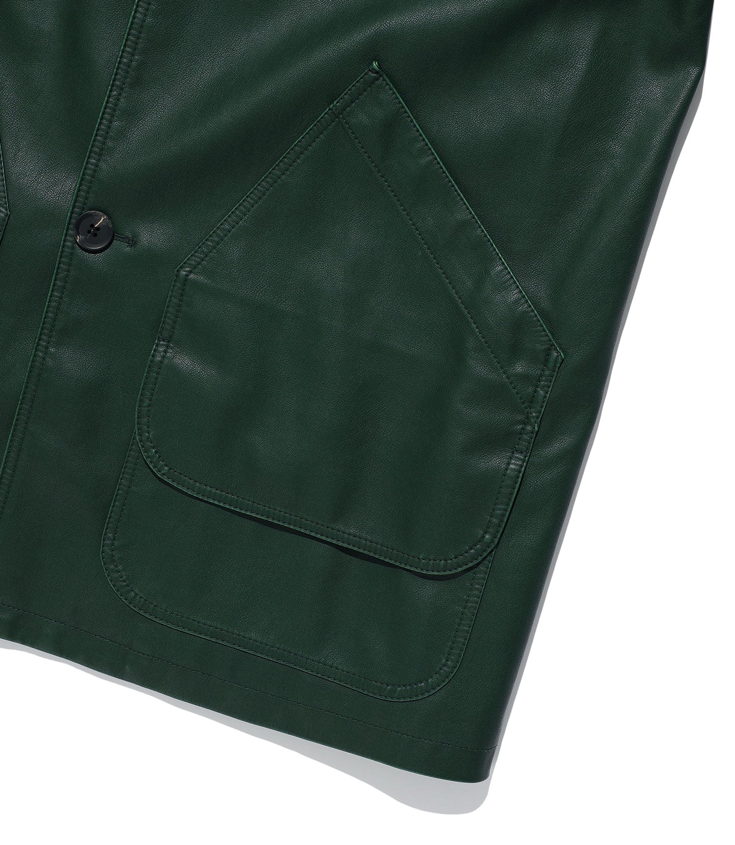 Nice Ghost Club PU Leather Work Car Coat