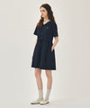 Marithé François Girbaud W MARINE HALF SLEEVE ONEPIECE