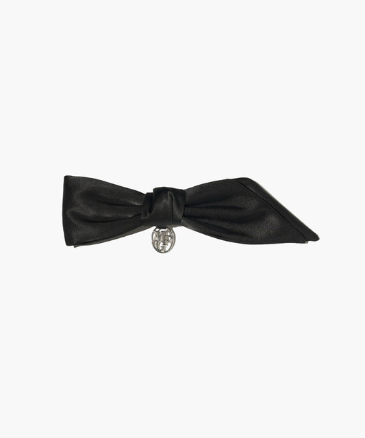 Marithé François Girbaud Circle Logo Big Ribbon Hair Pin