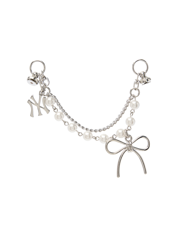 MLB Ribbon Jewelry Ball Cap Crown Chain
